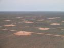 Flying over oilfields, Texas